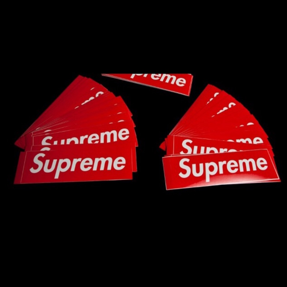 Supreme Box Logo stickers 3 pack